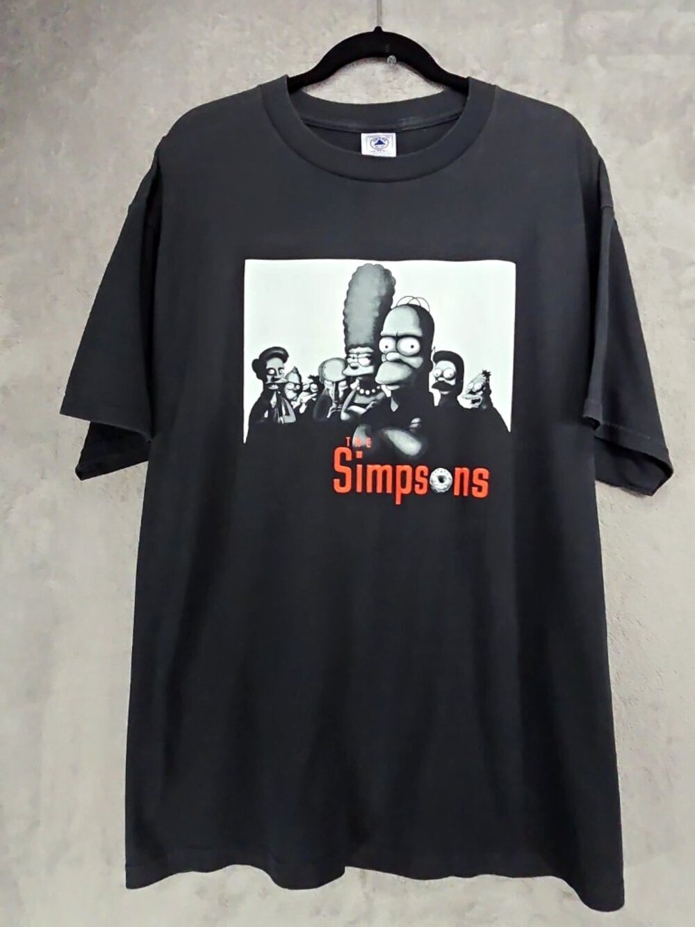 The Simpsons (The Sopranos Parody) Black Tee Shirt Adult Size XL